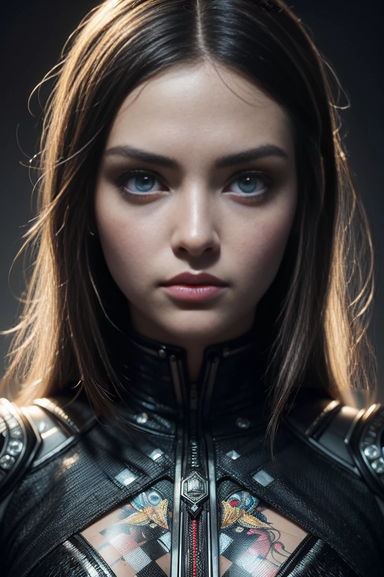 best quality, masterpiece, symmetric highly detailed eyes, girl, highly detailed background, trending on (artstation:1.46), hyperrealistic, cinematic lighting, studio quality, 8k resolution, masterpiece, in the style of Pixar, by Tristan Eaton Stanley Artgerm and Tom Bagshaw