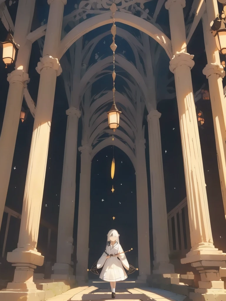 Character Features - Hairstyle:Long White Hair - Sex:Girl - Bangs:Bangs - Accessories:魔法のペンダント
衣装
- 青いマントと銀色のドレス
視点・アングル
- フルボディショット
- 正面からのアングル
背景
- 古びた魔法の研究室
- 光る魔法の道具が散らばる
季節・雰囲気
- winterの夜
- ウィンター(winter)
Light and Shadow - Magic light illuminates the surroundings Other elements - Magic circle - Fantasy world - Viewers witness the moment she casts the spell