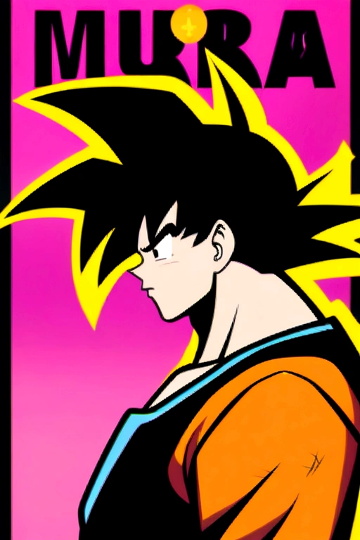 Goku with murata drawing style