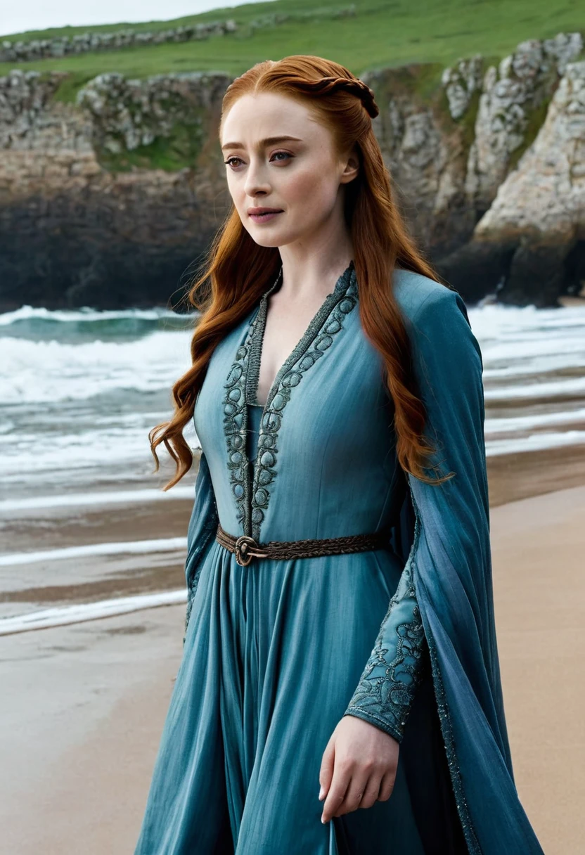 Sansa stark on the beach