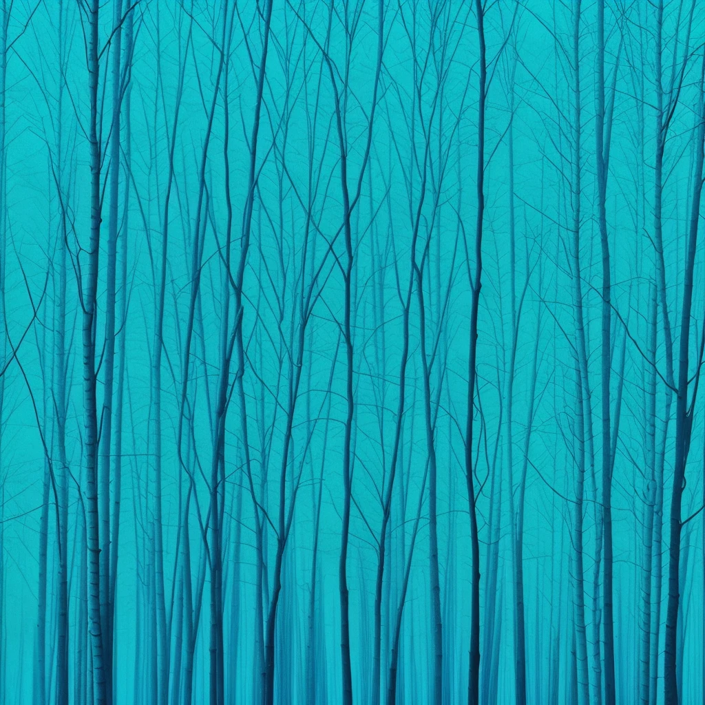 TREES, blue butterflies, and cute forest animals