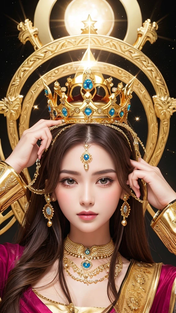 goddess gold gorgeous crown