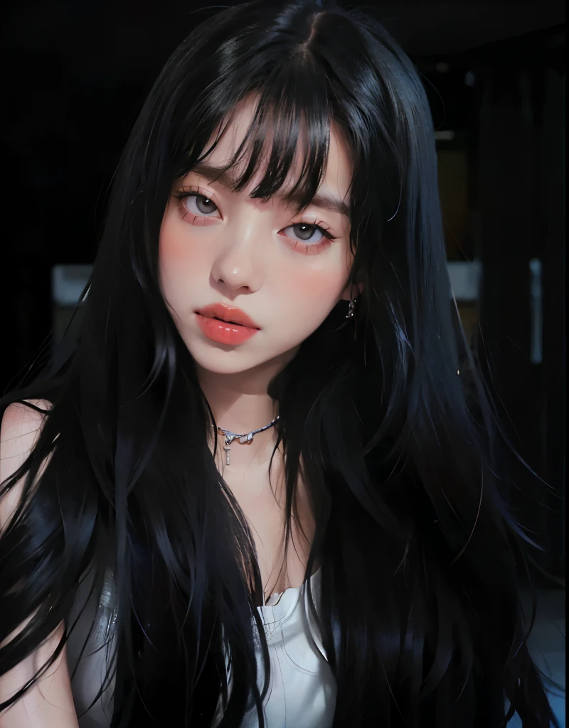 Jenni Blackpink HD with cute lips and huge, an Asian adult woman , beautiful hair, Arms pretty , seios grandes , fleshy lips, olhos bonitos, olhos bem bonitos, cabelo bem preto