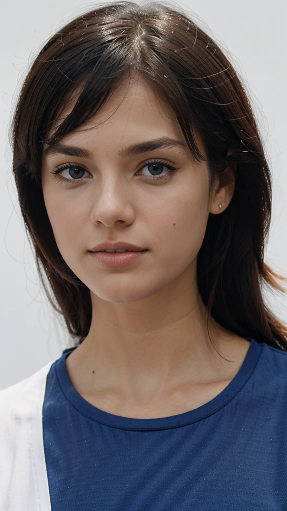 Blue white background