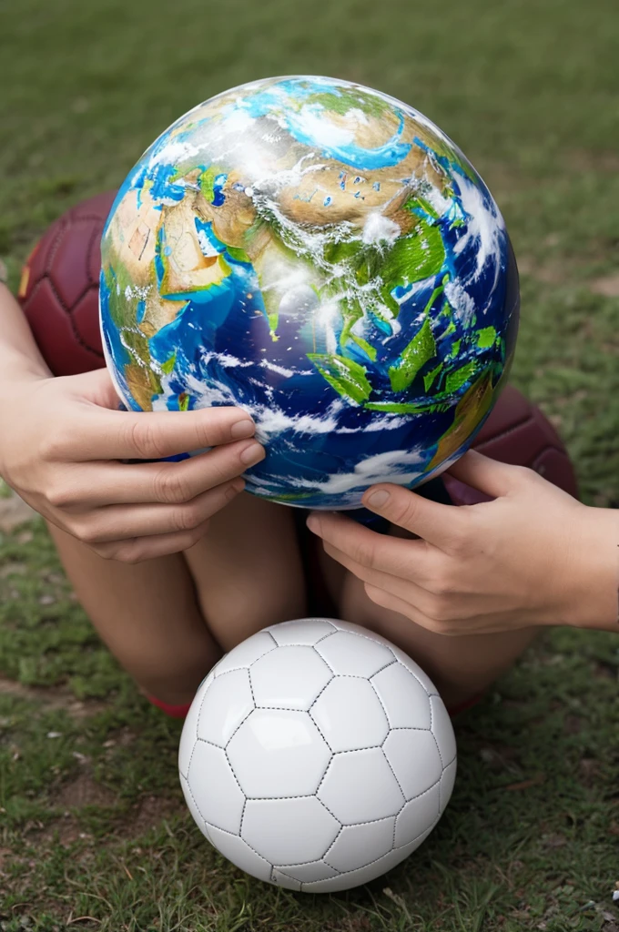 soccer ball　Earth