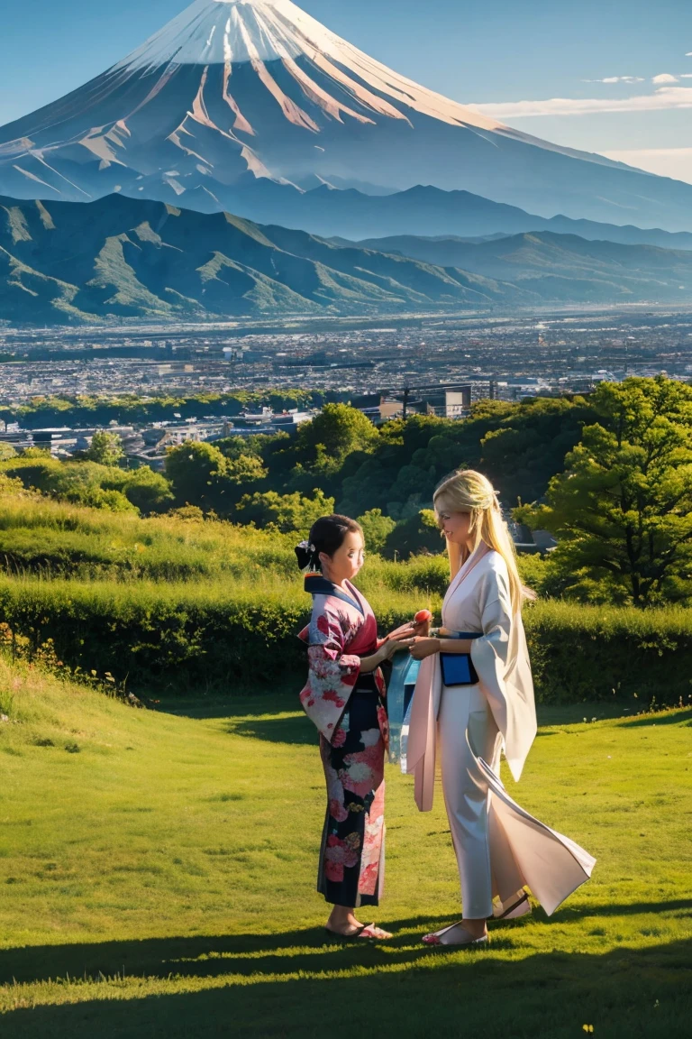 kimono,family,Blonde,Panorama Niseko