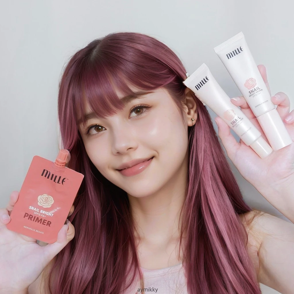 raw, realistic, no makeup, long hair, pink color hair, no makeup, portrait, looking at viewer, Confident grin
