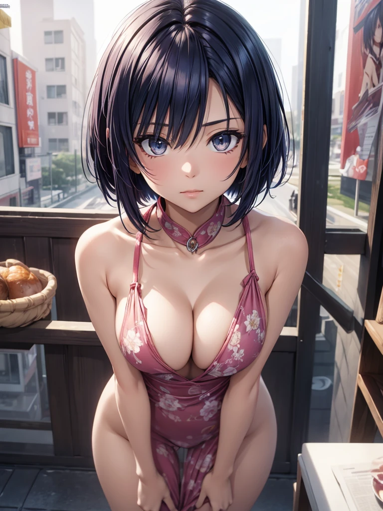 (((((Best Quality, 8K, 32K, masterpiece, 1.2)))),{{solo}},((nsfw:1.5)),{{{Character reference: ToLove Ru's Sairenji Haruna:1.5}}},((short cut hair:1.2)),((perfect beautiful face:1.2)), in love hotel, wearing night dress, netorare, netorare face, spreading pussy with fingers, embarrassed, high quality of vagina, vivid pussy,((a lot of public hairs:1.1)),