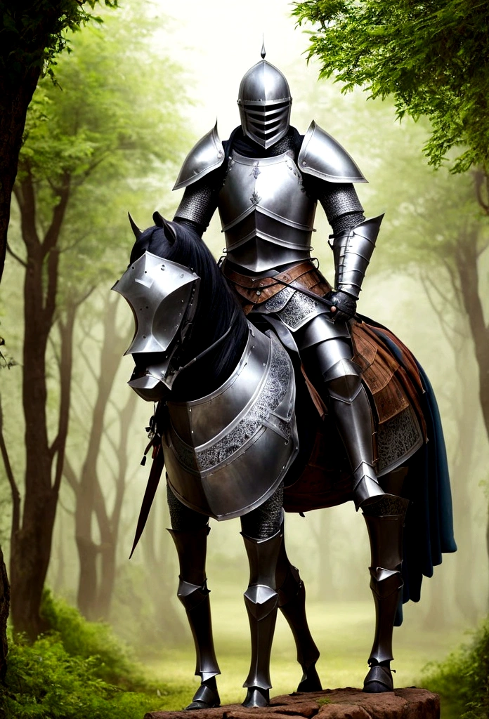 create a knight in armor