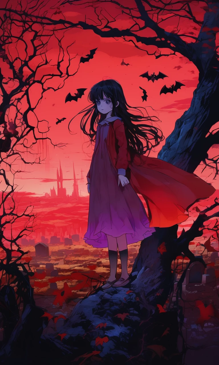 anime artwork anime artwork One girl,Girl of the Abyss,Open your mouth,((masterpiece)), ((Highest quality)), 8K, Detailed, Super detailed, figure, Portraiture, Horror, Gothic, (One girl), (an  ominous:1.2), A girl with a strangely long mouth, Standing in a dark graveyard, Moonlight casting eerie shadows, (Fantastic and unforgettable),Ghostly Threads of Mist, (Ghost Hand:1.1), Reaching out from the gravestone, Create a sense of fear, (floating:1.3), Surreal and nightmarish, (暗くてan  ominous), (Motion Blur), (glitch effect), (Vividness:1.2), (chromatic aberration), (Saturated red), (Film Grain), (an  ominous whispers:1.5), (an  ominous laughter:1.4), Cold々An uneasy atmosphere, A young girl is captured as she eeriely transforms into a creature of the night,. Anime Style, Key Visual, Vibrant, Studio Anime,  非常にDetailed