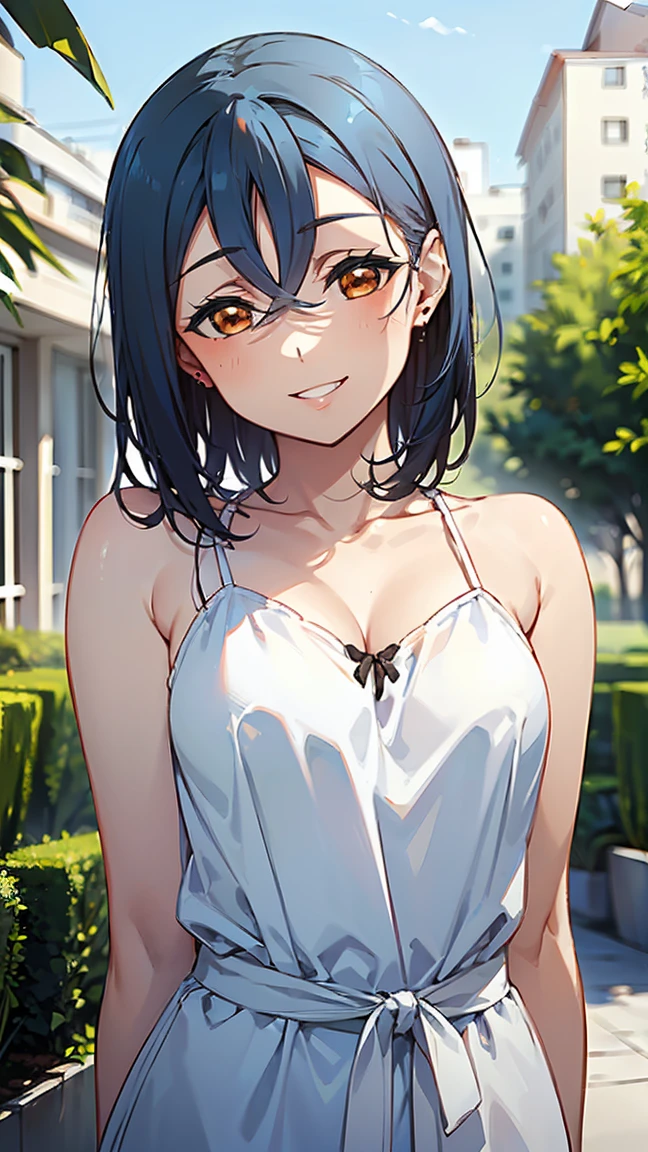 (masterpiece:1.3, Highest quality, Ultra-high resolution, Very detailed), (Realistic, photoRealistic:1.4), Beautiful illustrations, Perfect lighting, colorful, Written boundary depth,
Beautiful detailsまでこだわった髪, Beautifully detailed face, Beautiful details, Beautiful clavicle, Beautiful body, 美しいLarge Breasts, Beautiful thighs, Beautiful legs, Beautiful fingers,
Show Viewer、Front view:0.6, beauty1人, Japanese, beauty、30 years old, Perfect Face, (Perfect Anatomy, Anatomically correct), Cute and symmetrical face, Baby Face, , Shiny skin,
((Draped cut and sew:1.4)),(((Wraparound skirt 1.5)))
(Black Hair, Updo Hair:1.4), braided bangs、 Dark brown eyes, (Large Breasts), The body is slim,
necklace, (Small earrings:1.1),
(Beautiful views), (noon), (garden、squirt), Sit on a bench,Bento box、 優しいsmile、(smile, Lips parted),