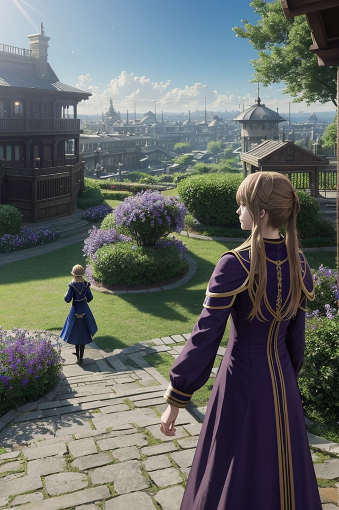 Create a realistic image of what Violet Evergarden would look like in real life.