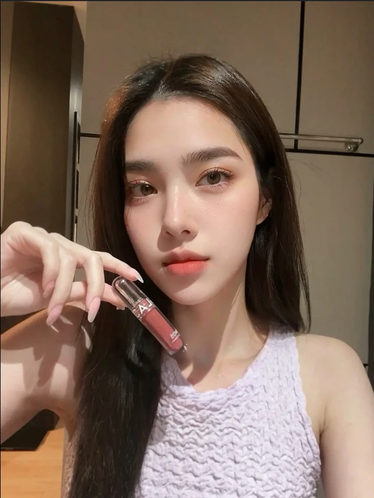 raw photo,1 woman, 18 yo, natural makeup, Eyes look to the left