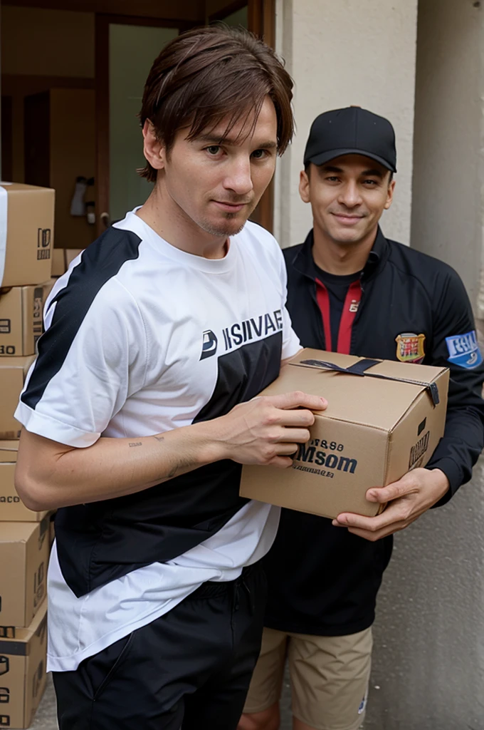 Messi was the package deliverer