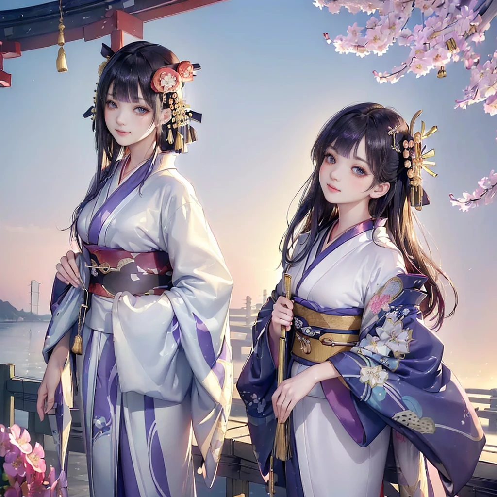 ((((Highest quality))))、(((Ultra-precision CG16K wallpaper)))、(((masterpiece)))、(((Very detailed)))、
(((Attention to detail))、((とてもbeautiful日本人の顔))、((Zuo々Nozomi:1.5))、
((Straight semi-long hair、Blunt bangs:1.5))、(Shiny brown hair)、
beautiful Eyes、Clear pupils、eyeliner、eye shadow、High nose、Small nostrils、
Small Mouth、Seductive lips、beautiful breasts、Perfect Anatomy、Perfect composition、beautiful detailed shading、
beautiful, Natural light、beautiful detail glow、Written boundary depth、(((High chroma)))、(((Genuine:1.9)))、
((Vivid:1.5))、((beautiful Skin))、((Skin Texture))、((Genuineな皮膚感))、(((Cowboy Shot:1.6)))、
((Front view、Shoot from the front、Front Low Angle:1.6))、(((smile:1.3)))、((Look forward:1.6))、
Bright sunlight、Natural light、((Biologically correct limb count))、((Natural finger shape))、(( Full-body photo including face))
、4K、masterpiece、 ((Focus on the face))、((Symmetrical facial features))、Eye for detailed depiction、Beautiful woman、
Excellent style、 Photographed from the front、masterpiece、Highest quality、High resolution、High-quality images、8K、Skin Radiance、
Texture of skin and clothing、 Expression of fine eyes、Shiny Hair,Long Hair Girl, Manga inspired by Lee Jong-suk,
Trending on deviantart, realism, detailed manga style, Manga art style,
Perfect Line Drawing, beautiful線画, digital manga art girl, K-POPアイドル, dress, beautiful茶色の目,
Fuller lips, Attention to detailゴージャスな顔, (かわいいsmile), attractive, Innocent,
(完璧にAttention to detail顔), (Detailed and carefully drawn hand) Photorealistic images,
Written boundary depth, Japanese style princess cut hairstyle,
best quality, masterpiece, New Year,
(Kimono with strikingly beautiful colors:1.7),
Three Japanese high-school cute girls, looking straight, gently smiling,
white short scarf, white feather shawl, (separately side by side:1.4),
(The image shows only the upper body:1.7), shrine background, (mount Fuji:1.3) ,
winter(season),(outdoors:1.5)