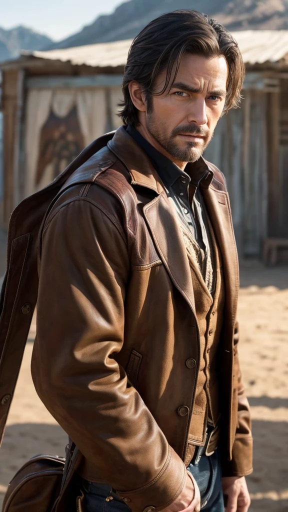 Please face forward、Handsome western man、There is only one character、