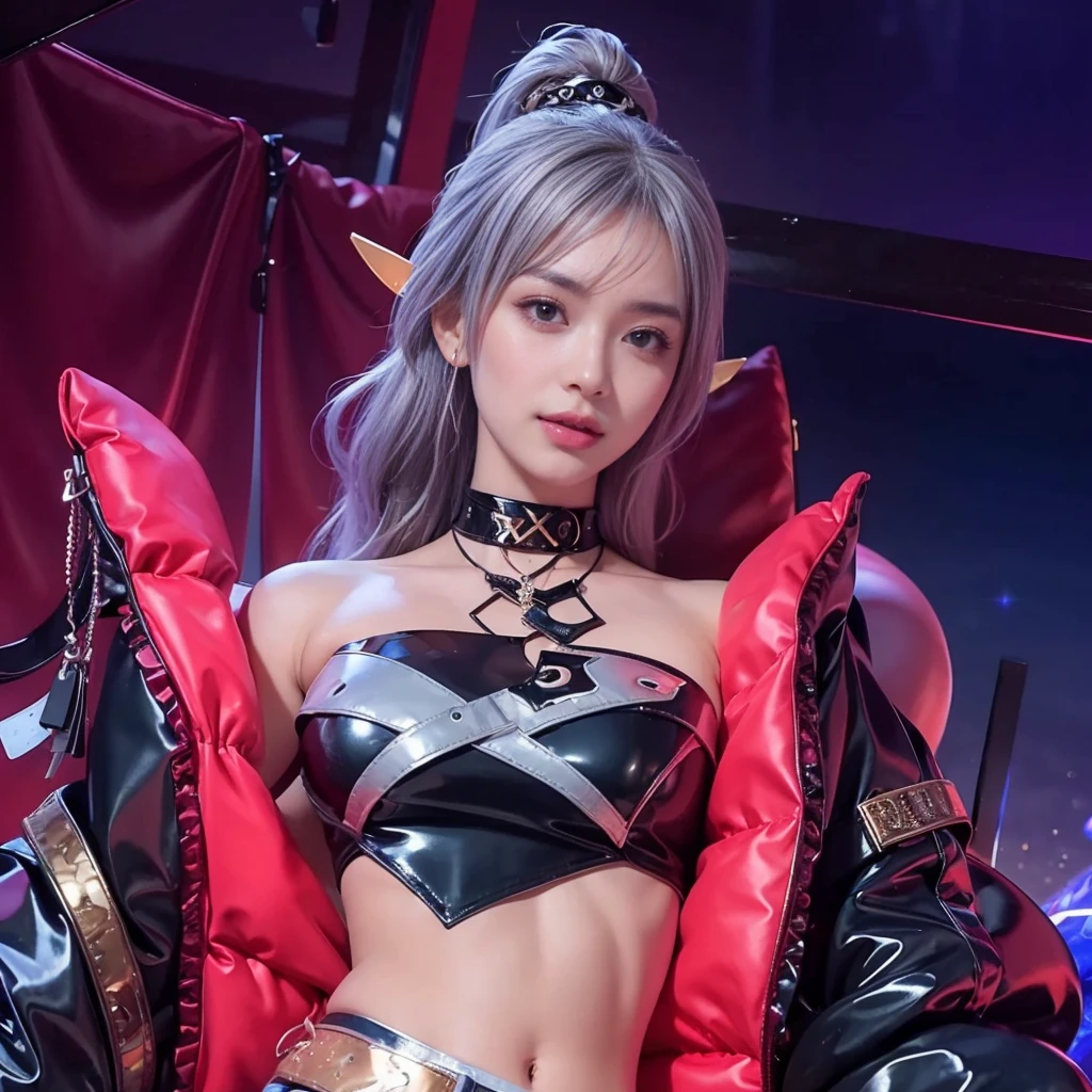 (8k, RAW photo, photorealistic:1.25) ,( lipgloss, eyelashes, gloss-face, glossy skin, best quality, ultra highres, depth of field, chromatic aberration, caustics, Broad lighting, natural shading, looking at viewer with a serene and goddess-like happiness, smile, 8k, very detailed, green eyes, close-up shot of a woman with a gun in her hand