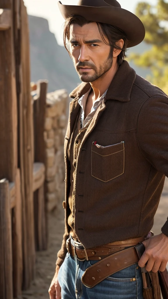 Please face forward、Handsome western man、There is only one character、