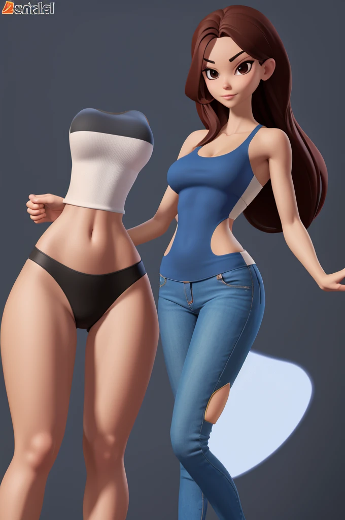 slim body woman, with casual and tight clothing, hourglass shaped figure, spectacular curves, hip fit