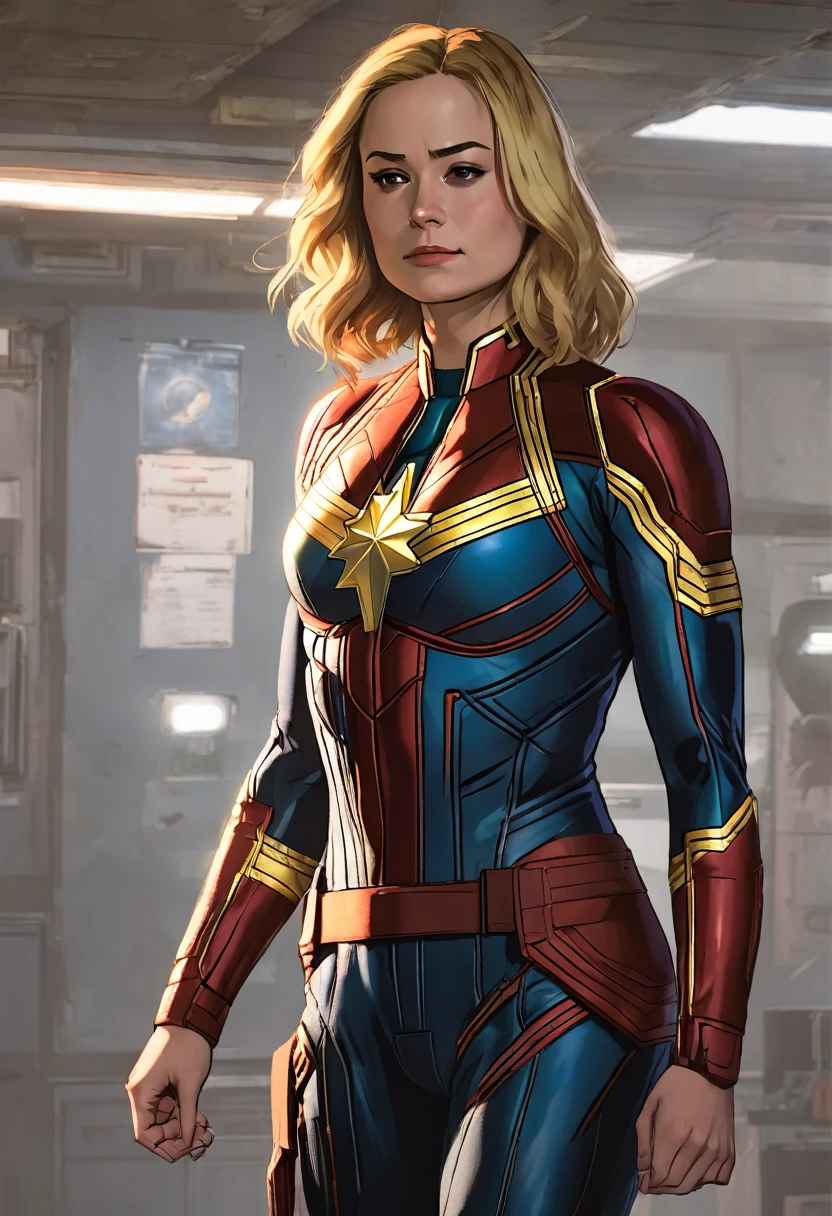 Captain marvel blonde big tits 