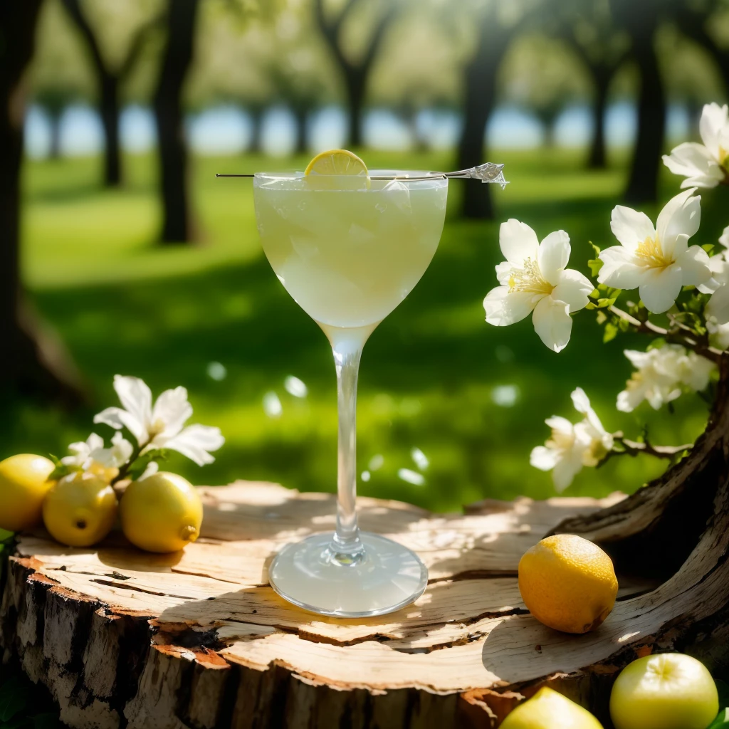 A glass of lemonade is placed on the stump, absinthe, A glass of lemonade is placed on the stump, absinthe, Cocktail in engraved glass, 2 0 s, inspired author:Endoc Martini, drink, decorate, acidity, author:Endoc Martini, Inspired by Carlo Martini, Modern crystal martini glass, inspired by Johannes Martini, !!beautiful!!, under the sun,The color of the wine is brownish red,Cocktail in engraved glass, 2 0 s, inspired author:Endoc Martini, drink, decorate, acidity, author:Endoc Martini, Inspired by Carlo Martini, Modern crystal martini glass, inspired by Johannes Martini, !!beautiful!!, under the sun