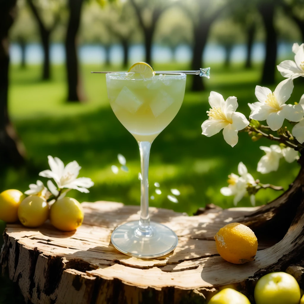 A glass of lemonade is placed on the stump, absinthe, A glass of lemonade is placed on the stump, absinthe, Cocktail in engraved glass, 2 0 s, inspired author:Endoc Martini, drink, decorate, acidity, author:Endoc Martini, Inspired by Carlo Martini, Modern crystal martini glass, inspired by Johannes Martini, !!beautiful!!, under the sun,The color of the wine is brownish red,Cocktail in engraved glass, 2 0 s, inspired author:Endoc Martini, drink, decorate, acidity, author:Endoc Martini, Inspired by Carlo Martini, Modern crystal martini glass, inspired by Johannes Martini, !!beautiful!!, under the sun