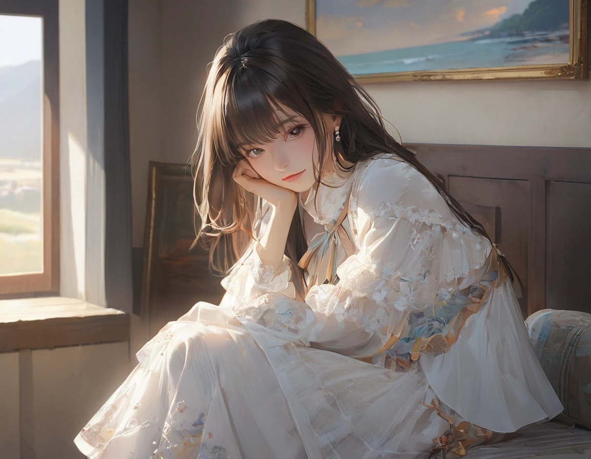 (masterpiece, Highest quality:1.2), One girl, alone