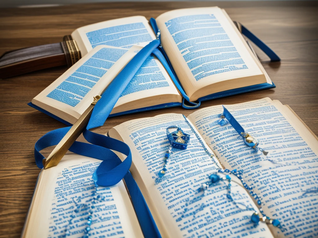 create a logo with a bible and in the middle of the closed bible and a large sword standing in the middle of the bible with blue gems and writing:Inspiring Stories of Faith.