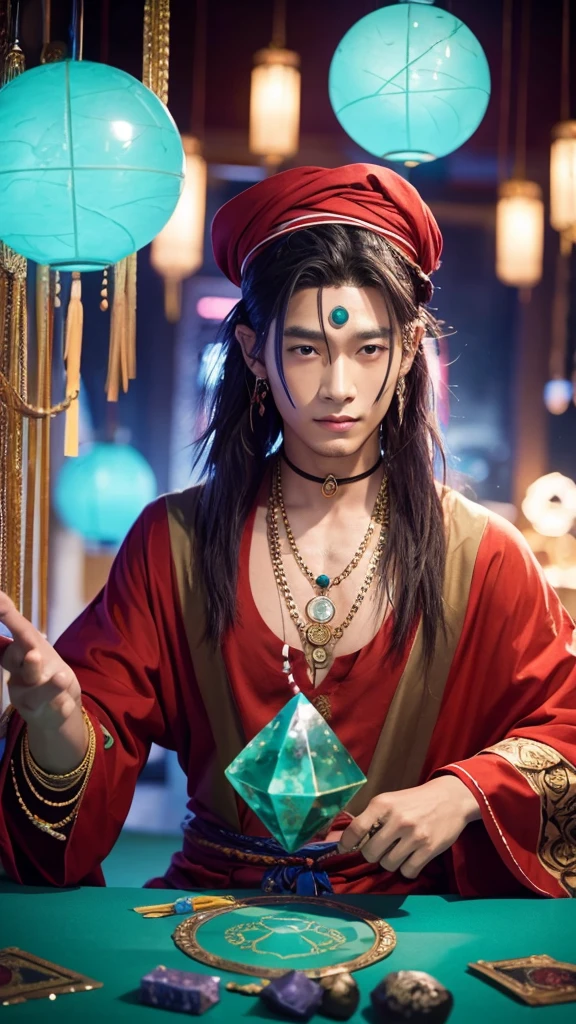 fortune teller Crystal Jade front Cool guy