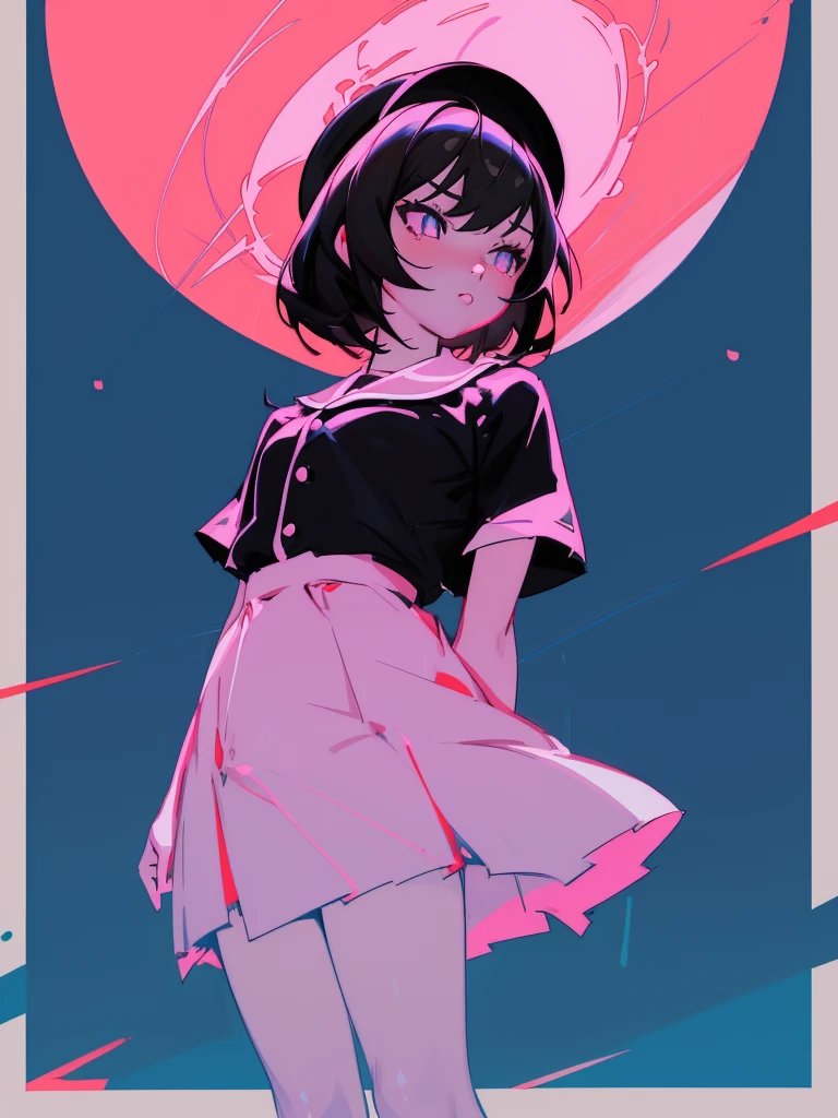 Anime girl wearing a hat looking up to the sky, Ilya Kuvshinov. 4k yen, in style of Ilya Kuvshinov, Ilya Kuvshinov style, digital art Ilya Kuvshinov, Art Style : Ilya Kuvshinov, breathtaking Ilya Kuvshinov, style of Ilya Kuvshinov, Ilya Kuvshinov著