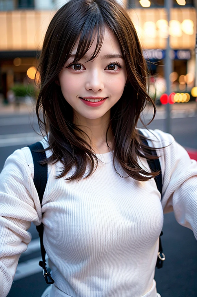 (8K, Raw photo:1.2), Detailed face and eyes, Best Quality, 超A high resolution, Highly detailed ,intricate detailes ,masutepiece ,Cute Girl, (huge Laughing:1.1), (open mouth:1.1), (wide open eyes:1.2), Soft cinematic light, Hyper-detailing,Sharp Focus, High quality, Blonde hair, bob cuts, Blurred Background, Particles of light, Strong winds,