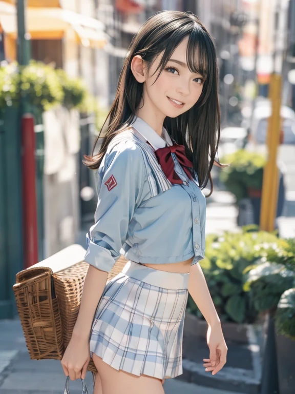 One girl, woman, Girl in summer clothes, beautiful, Medium chest, Sexy expression, High resolution, (One girl eyes looking at viewer:1.55), Simple outfit, Simple Background, Emphasize the chest, White clothes, whole body, Cute face, beautiful face, Nipples, A light smile, (Skirt flip:1.2), Skirt flip pov, Narrow waist, blush, shy, panties, underwear, 25 years old woman, Skirt flip, I flipped up my skirt, Realistic, (Bokeh), Realistic, Depth of written boundary, Highest quality, Anatomically correct, Super detailed, Textured skin, 超High resolution, 8K
