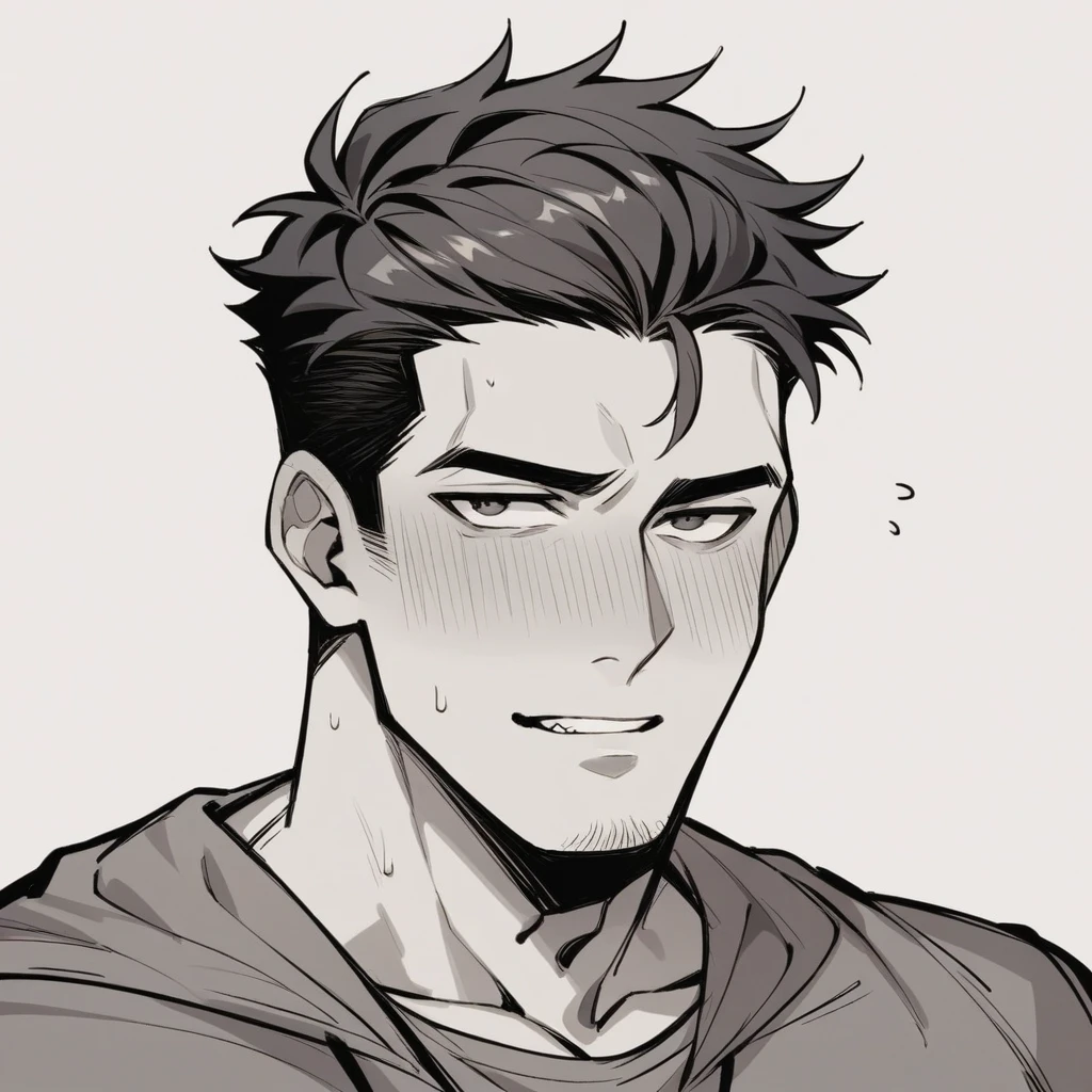 A handsome man who likes gay men、Face forward、Face forward