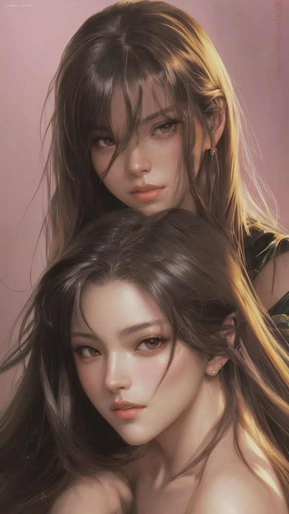 wgz style,portrait of a beautiful women highly detailed,perfect femine face,Classical oil painting,by masamune shirow, by William-tae Kim