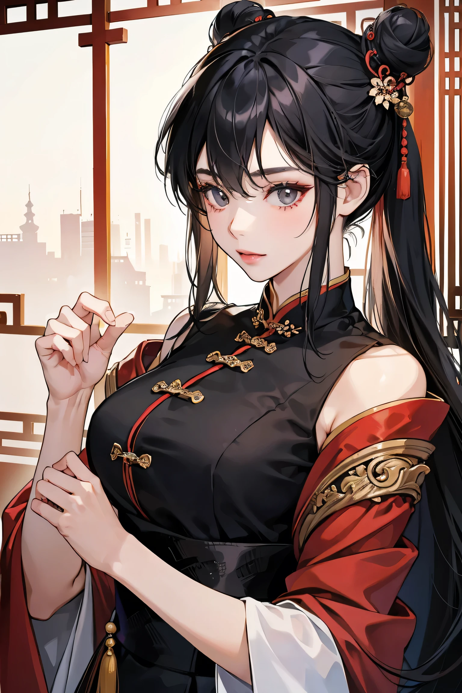 ((Best quality, 8K, Masterpiece :1.3)), 1girll, Smiling, full bodyesbian, Slim face, Pretty woman, (Dark brown hair), full length dress :1.1, Ultra-detailed face, Detailed eyes, 二重まぶた, blur backgroun, Slim face,, Black hair, surrealism, 8K, Super detail, , Sexy and cool, with floral pattern, open breast, bare shoulders,with her mouth open,
Longing woman twisting her body in front of men,Tied, A girl in Hanfu, Wearing ancient Chinese clothes, Hanfu, ambiente dark,Full body like,imprisonment,Highest image quality,Outstanding details,超高分辨率,one-girl,Female prisoners,Dark series,Dark style,Dark,,In prison,She was in a cage,Robust body,Sexy and robust,Detailed abs,Detailed muscle lines,dynamicposes,Prison cage background,dim murky lights,Dim lighting,grimy,Damp, Icy environment,Chains,rusted,handcuff,Highly detailed robes,ragged attire,hair messy,Highly detailed handcuffs,Tied up woman,Normal body proportions,drenched all over the body,Normal face,Normal hands,frontage,fully body photo,Look from the bottom up,look from down, looki at viewer,squatt,lying down,standing on your feet,Tied,Hanged,Absolute obedience,,kowtow,Sitting down,The woman lay down,Disheveled clothes,Damaged clothes,hair messy,, surrealism, 8K, Super detail, k hd