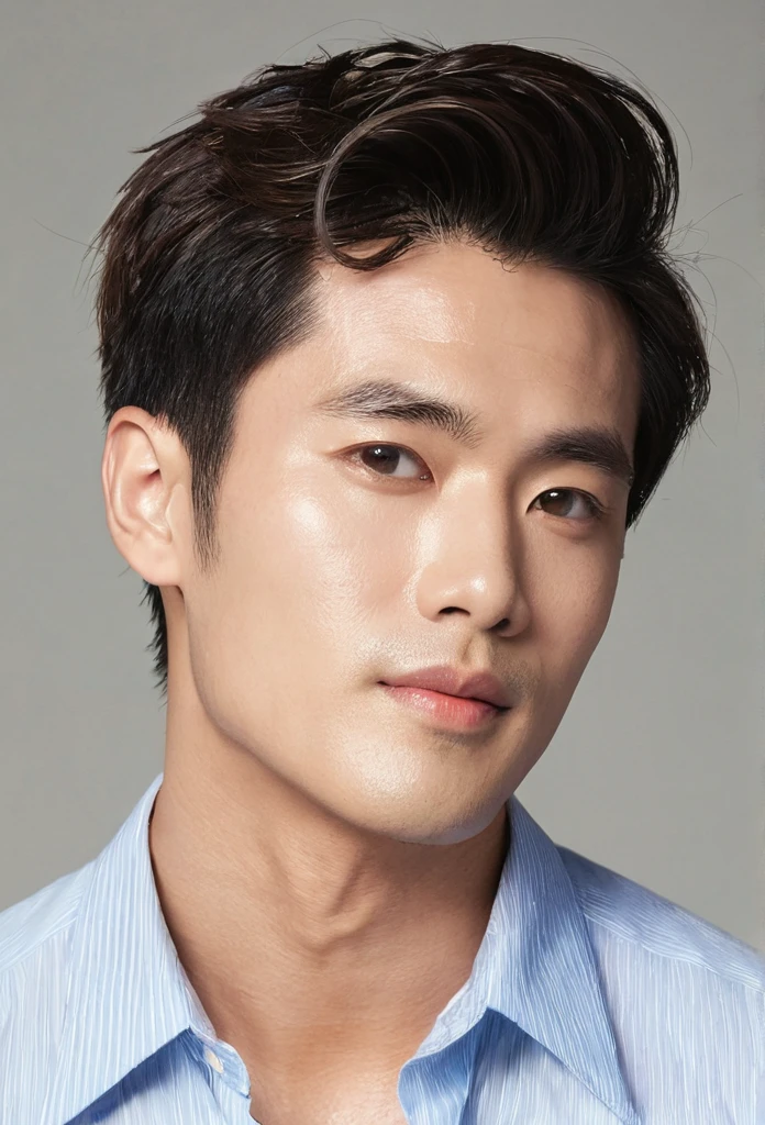 A handsome man who likes gay men、Face forward、Face forward