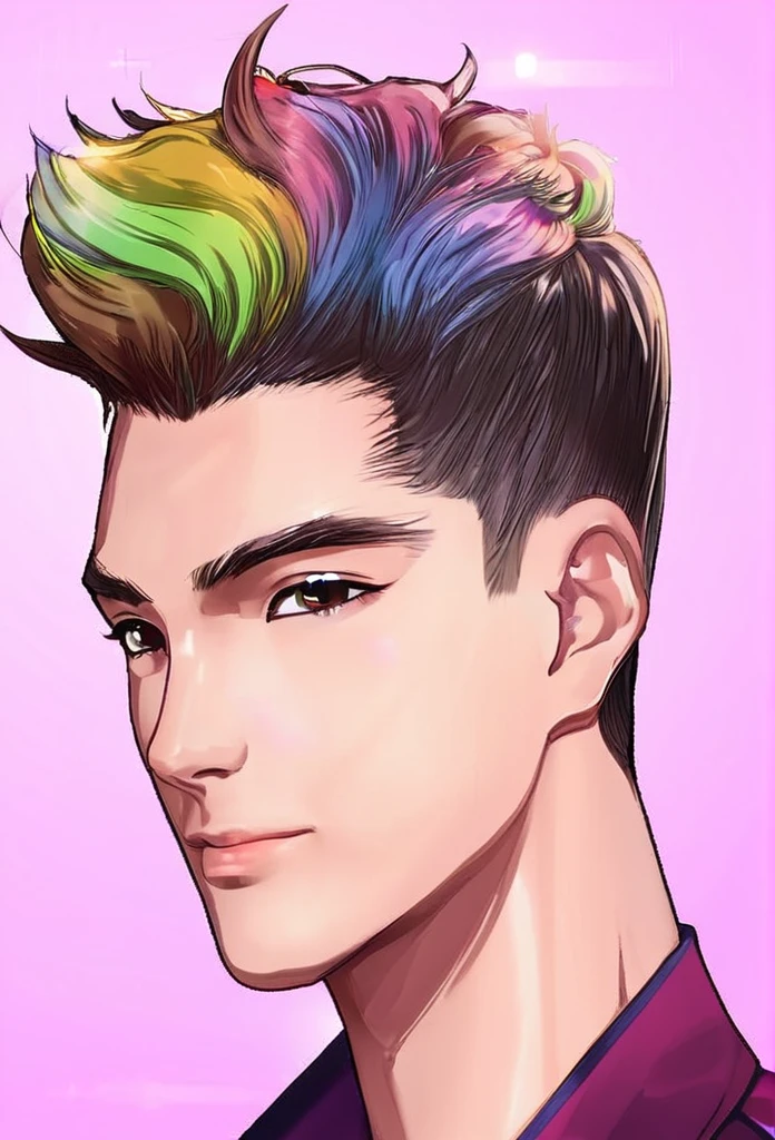 A handsome man who likes gay men、Face forward、Face forward