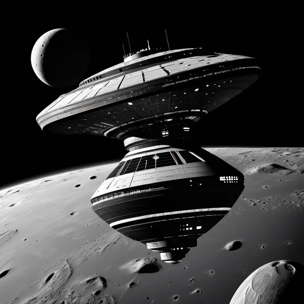 spacecraft,Grayscale,llbreton&#39;s Artwork, 