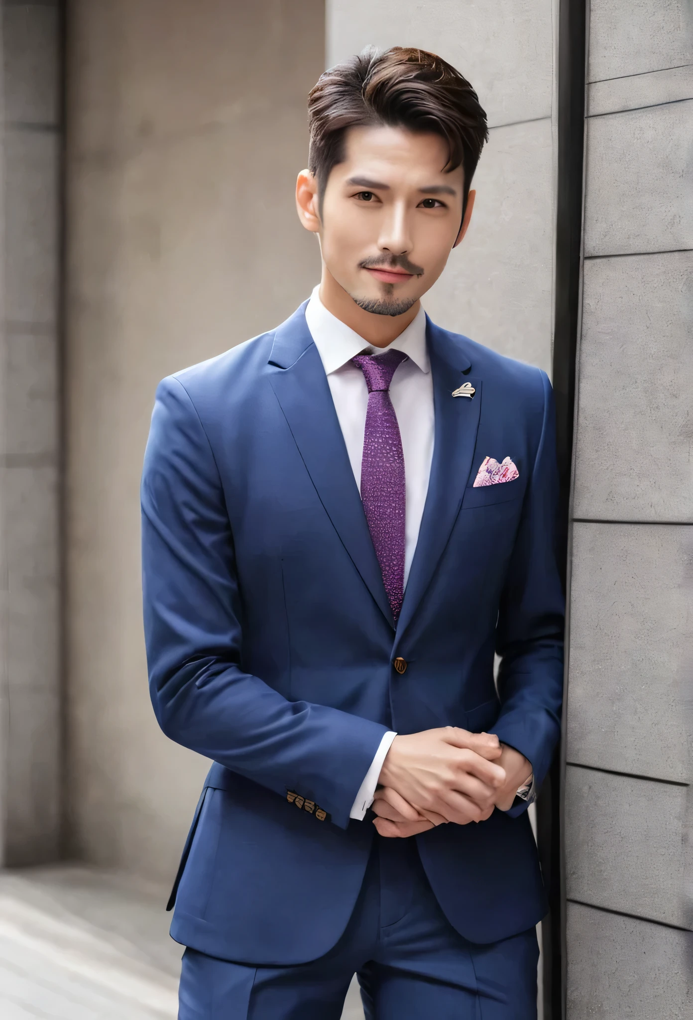 A handsome man who likes gay men、Face forward、Face forward