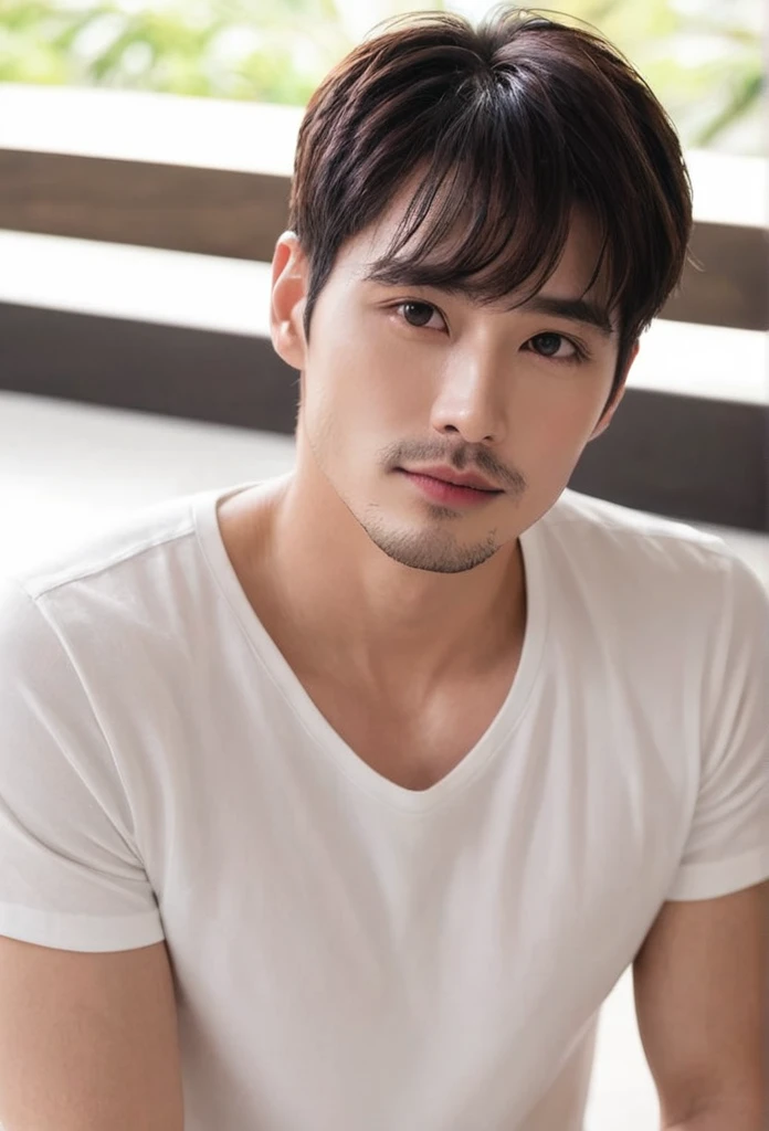 A handsome man who likes gay men、Face forward、Face forward