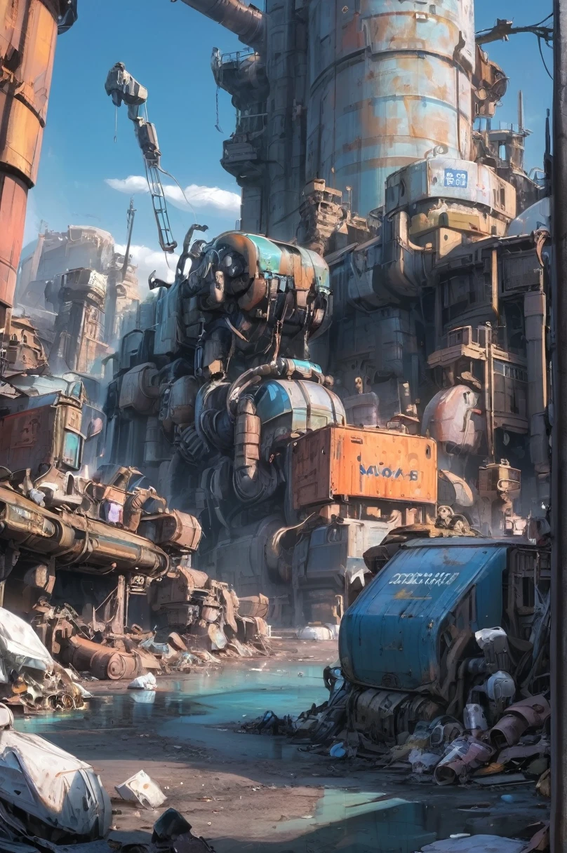 Garbage World, fantasy, Arctic Ice