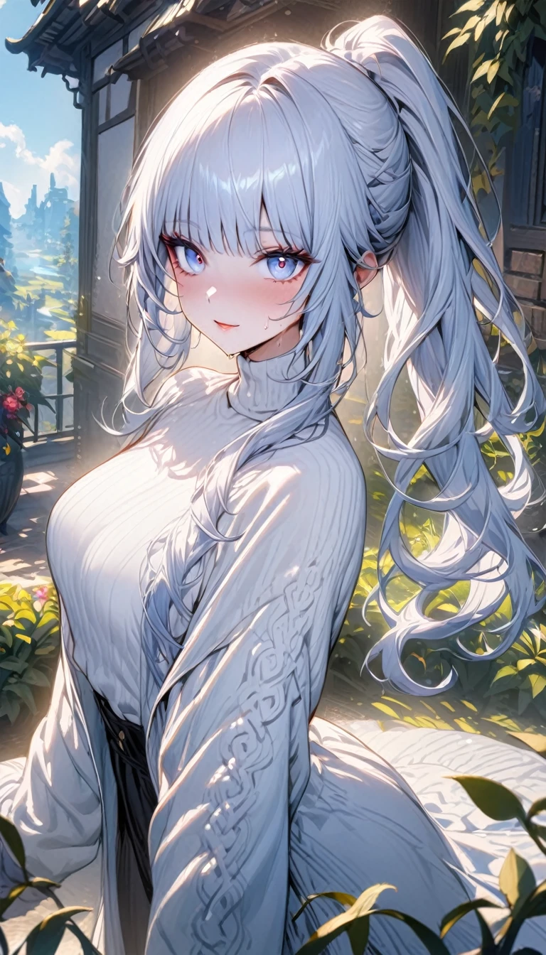 Ayaka Genshin Impact, (masterpiece:1.2), (best quality:1.2),, Curvy but slim, Perfect eyes, Perfect face, Perfect lighting, 1 girl, in the garden, (The whole body is visible),(walk),(Knitted sweaters),(Cute gestures),(Smile),(Ponytail),curls, Beautifully dressed, Detailed outdoor background, compensate, Eyeshadow, Thick eyelashes, fantasy, Looking at the audience, whole body, Blue sky、Bright and beautiful face、Young shiny radiant white glowing skin、most beautiful、世界上most beautiful丽的亮金发、Silver Hair、long Ponytail hair、Shiny and beautiful bangs、Sparkling, crystal clear big blue eyes、非常美丽可爱的17岁世界上most beautiful丽的女孩, very good, up to buttocks, very good, Medium breasts, Sweating ,A crazed killer has been abducting people in your neighborhood.
You are the next one to be kidnapped.