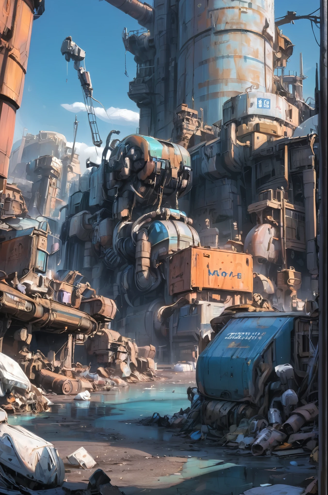 Garbage World, fantasy, Arctic Ice