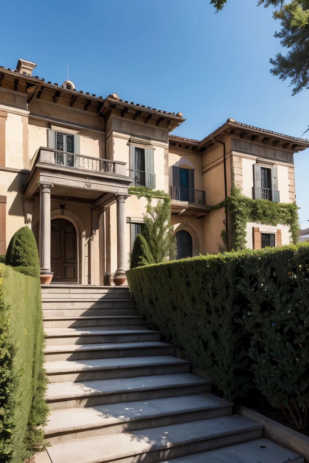 Mansion with old money Italian style