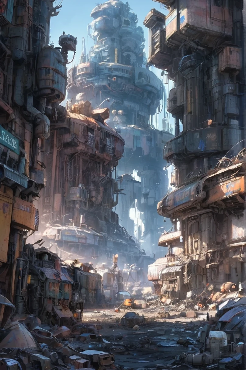 Garbage World, fantasy, Arctic Ice