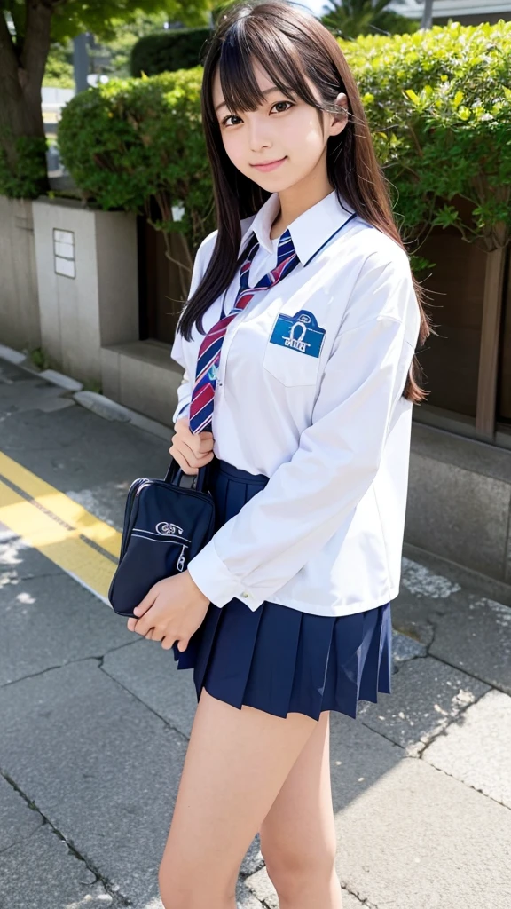 Japan summer Ocean high school student uniform