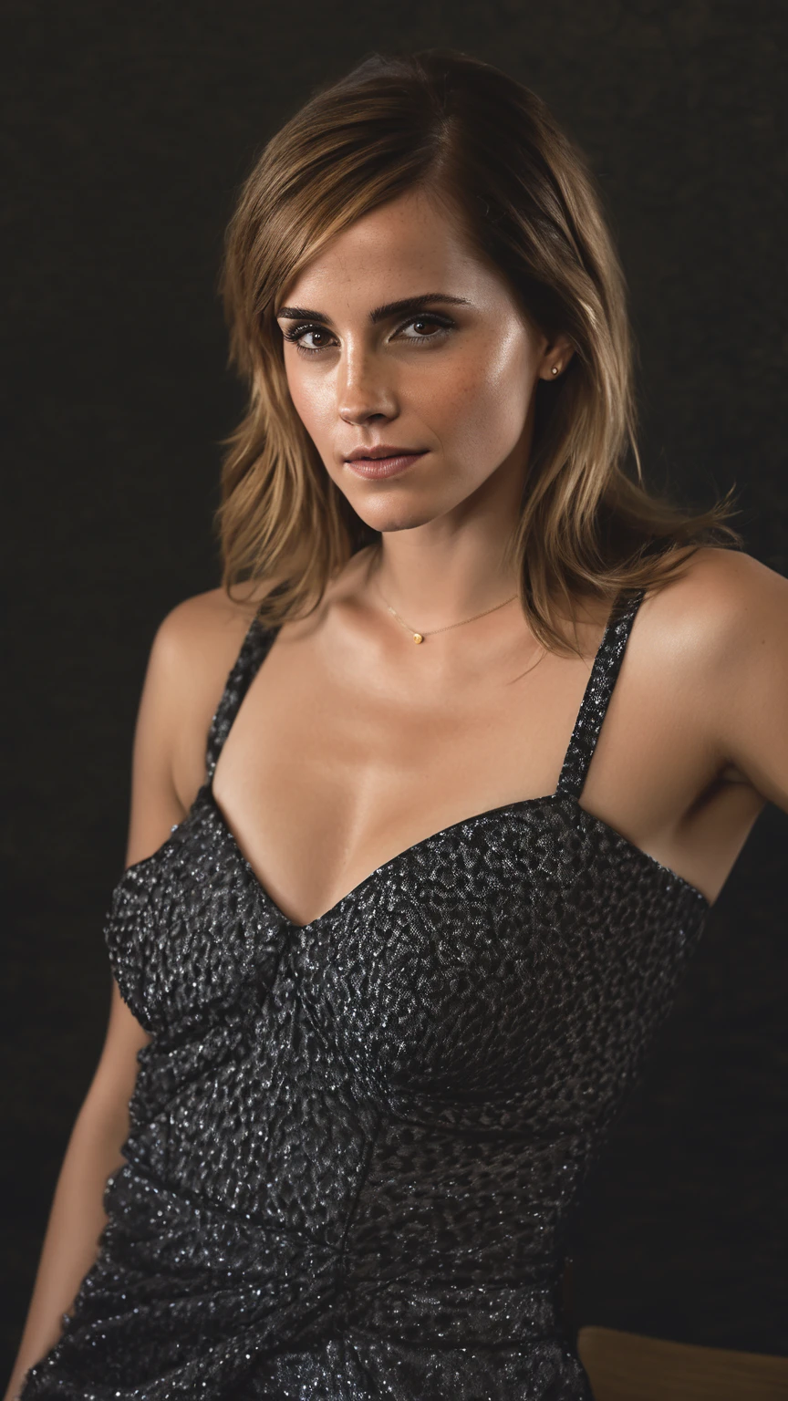 ultra realistic photograph of Emma Watson , sexy woman ( , hollywood actress , female , woman, realistic babe, celebrity ), outdoors, high neck Mekhela Chador, ( insanely detailed skin texture , depth of field, detailed eyes, photorealistic )