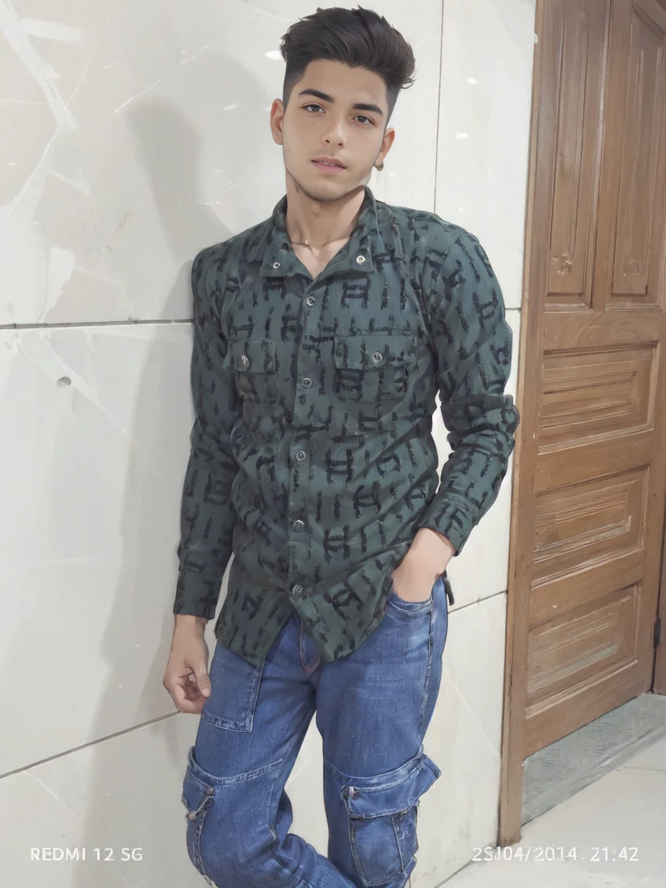 handsome men , office room

