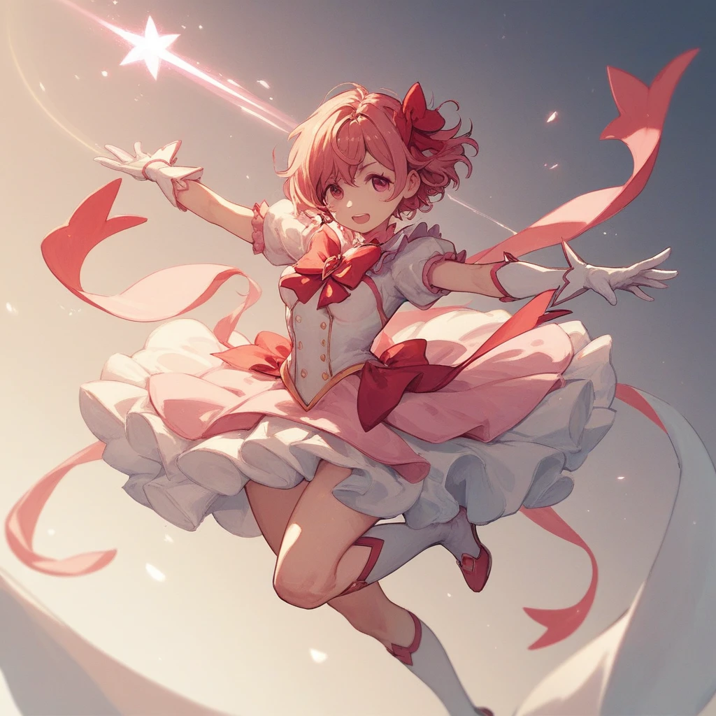 Magical Girl Madoka Madoka God Form Magic Wand Magic Enchantment Magic Attack