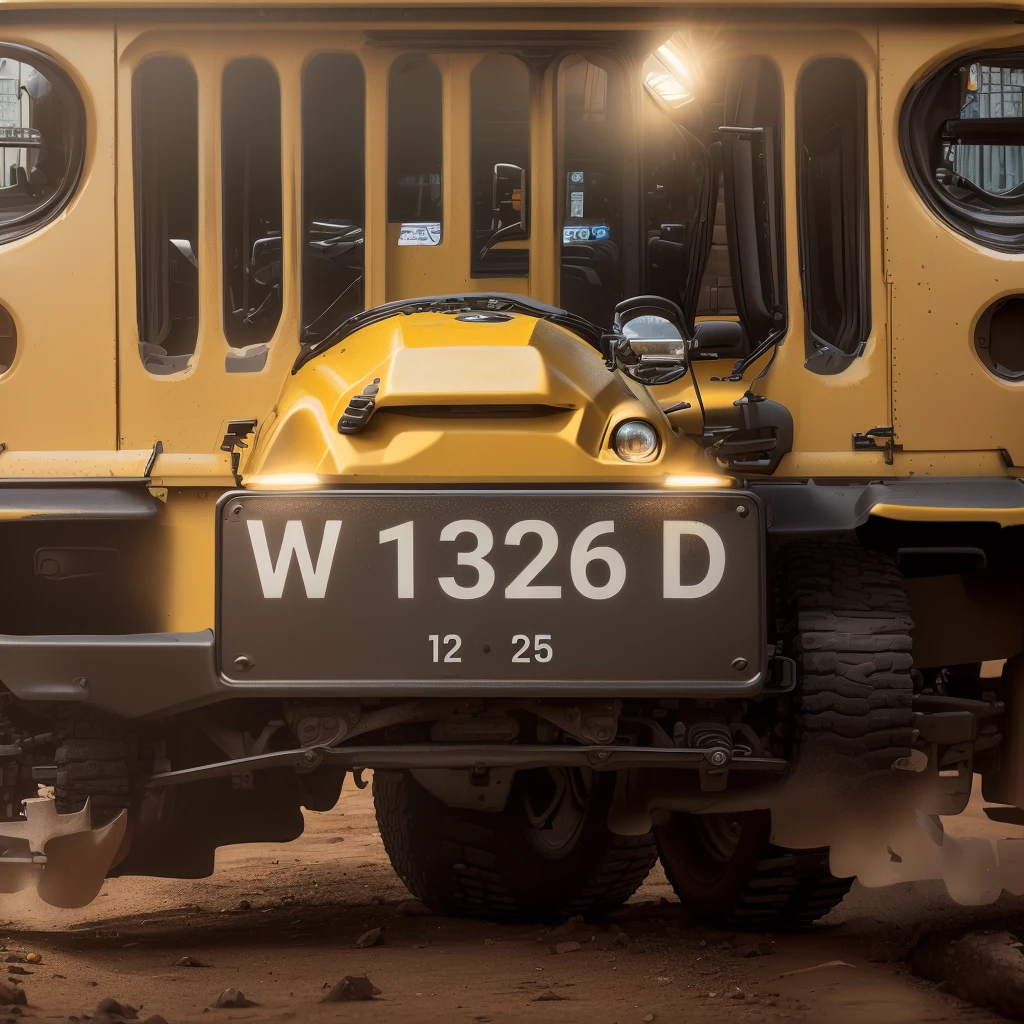 there is a yellow jeep with a license plate W 1326 D on it, full plate, 1128x191 resolution, jeep in background, jeep, 5d mk2, jeep wrangler, masterpiece w 1024, high definition detail, 16k 3d, beginner, ultra definition, mahindra thar, vertical orientation w 832, vehicle photography